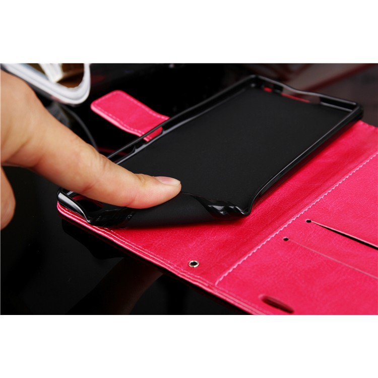 Bao da điện thoại màu trơn dạng ví thời trang cho Oppo F9 K1 | BigBuy360 - bigbuy360.vn