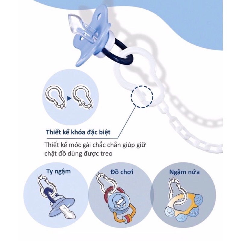 Ty giả kèm dây cho bé từ 0 tháng KUKU KU5600