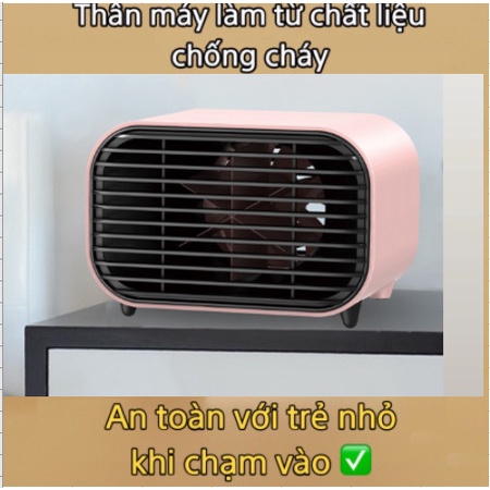 ''Chuyên Sỉ'' Máy quạt sưởi 𝑭𝑹𝑬𝑬𝑺𝑯𝑰𝑷 quạt sưởi ấm mùa đông mini cầm tay cho bé không gây tiếng ồn