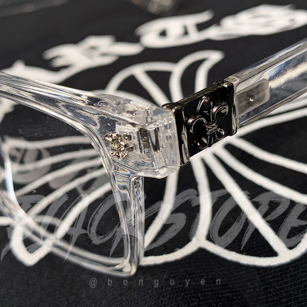 Kính CHROME HEART thời trang cao cấp season 4- Gọng đen