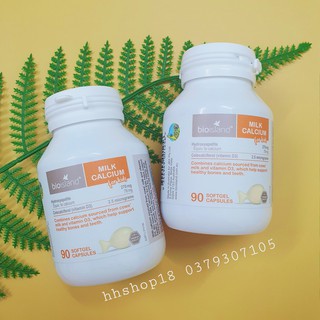 Canxi Milk Bioisland 90 viên cho bé từ 7 tháng mẫu mới