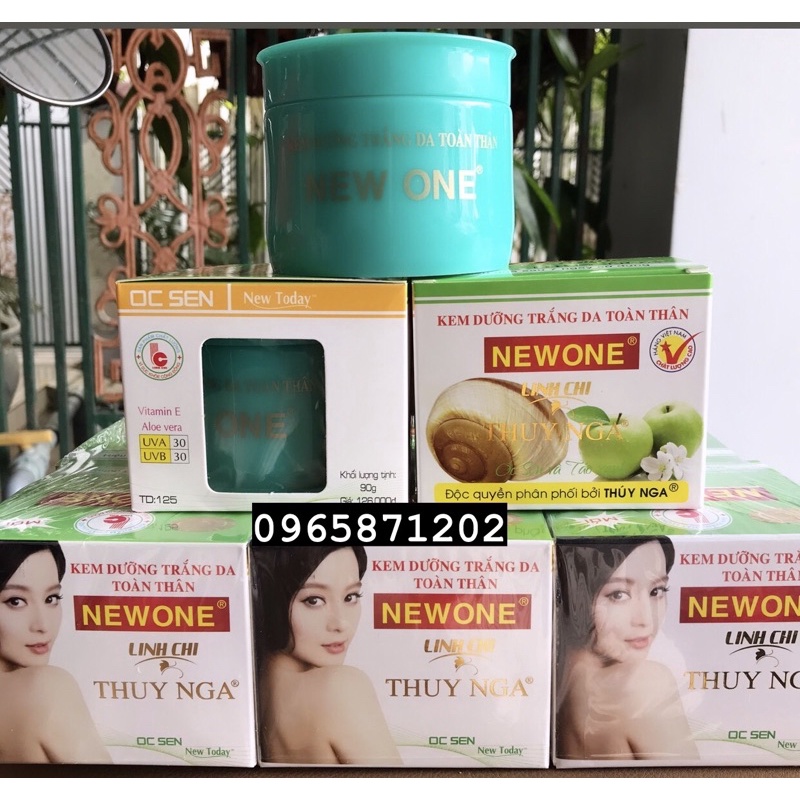 Kem Dưỡng Trắng Da Toàn Thân Life Linh Chi New Today - 90g - Xanh lá