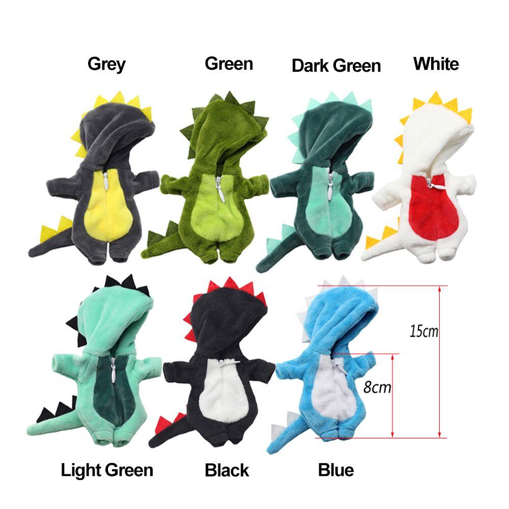 Bộ Quần Áo Bằng Vải Lông Họa Tiết Hoạt Hình Màu Cầu Vồng Dành Cho Búp Bê