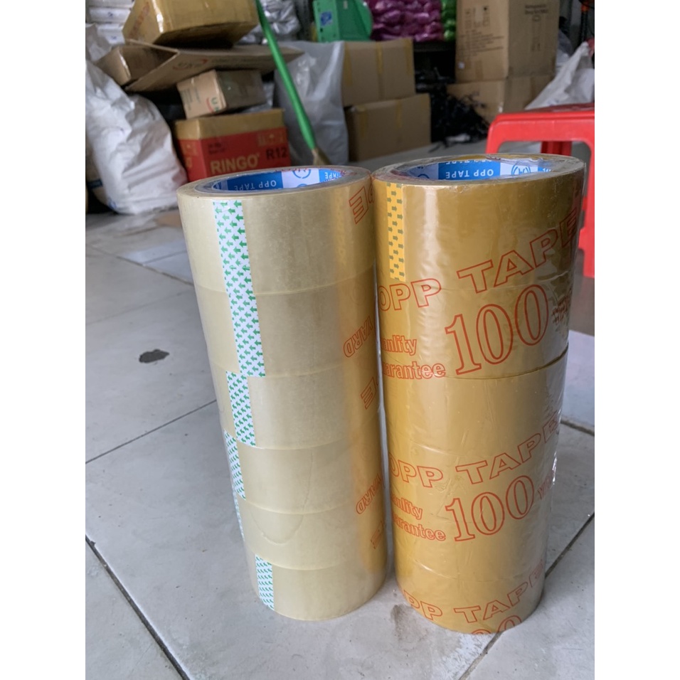 Băng keo 100y 1 cây &gt;1kg050 / băng dính đóng hàng