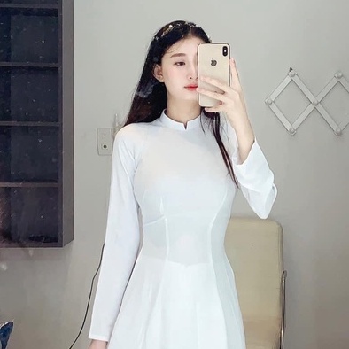 Áo Dài học sinh 2 tà và  4 tà, Áo Dài Truyền Thống May Sẵn