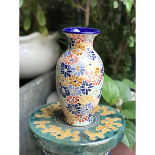 Bình bách hoa gốm sứ biên hòa 24cm