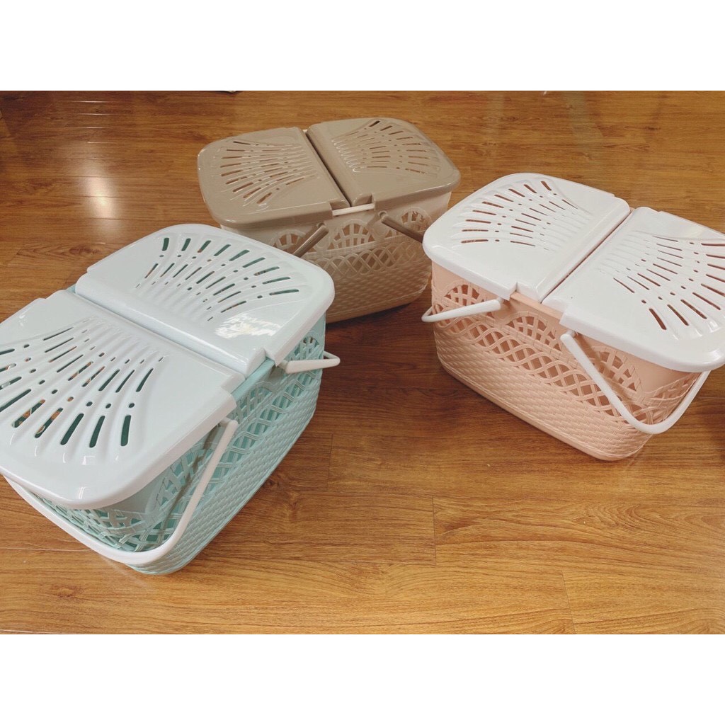 Giỏ nhựa đi sinh mẫu mới