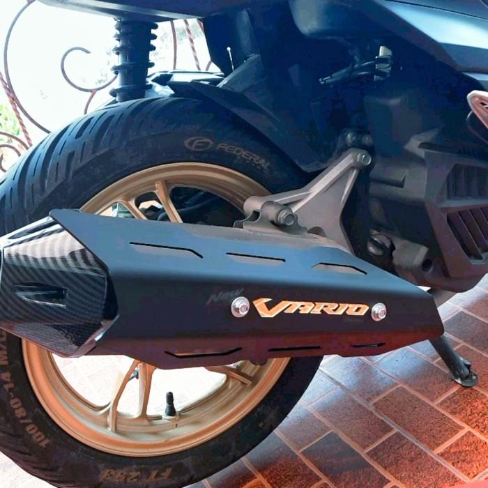 Ống Xả | Ốp Bảo Vệ Ống Xả Chuyên Dụng Cho Xe Honda Vario 125 150 Cbs Iss 2018