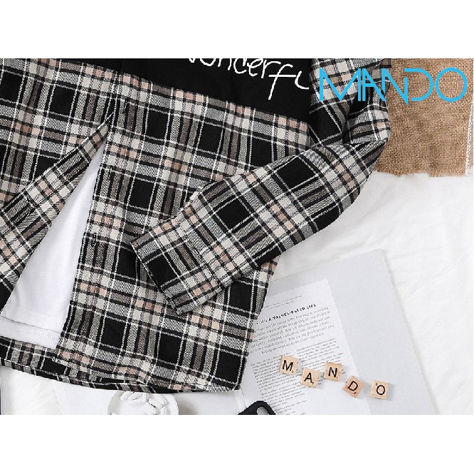 Áo Sơ Mi Khoác Ngoài Nam Form Rộng Phối Áo Phông Phân Màu Cực Chất MANDO Phong Cách Hàn Quốc Đẹp Nhất 2020 - SMD065 | BigBuy360 - bigbuy360.vn
