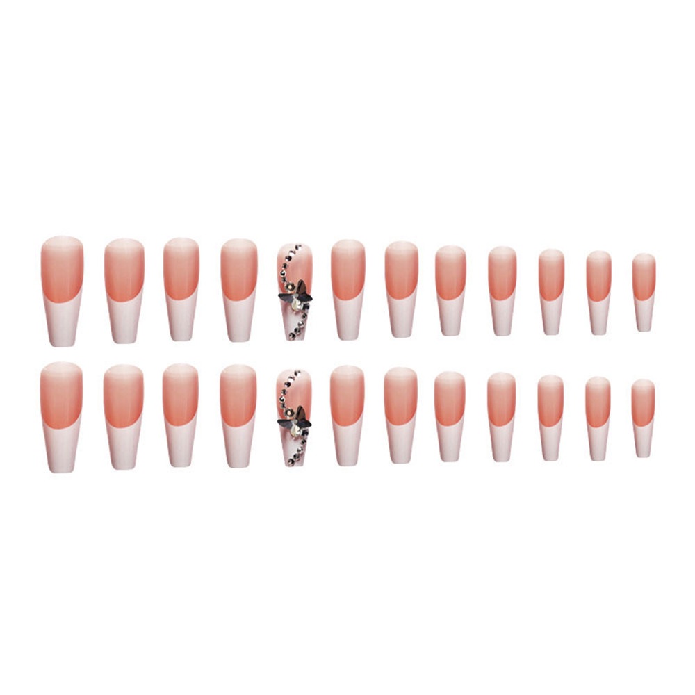[Hàng mới về] Bộ 24 miếng dán trang trí móng tay hình bướm 3D chống thấm nước DIY