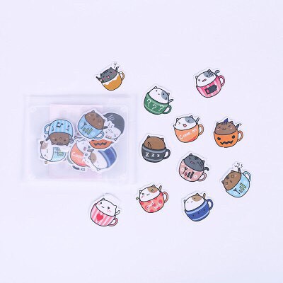 Sticker Bịch Mèo Ly Cảm Xúc Cute