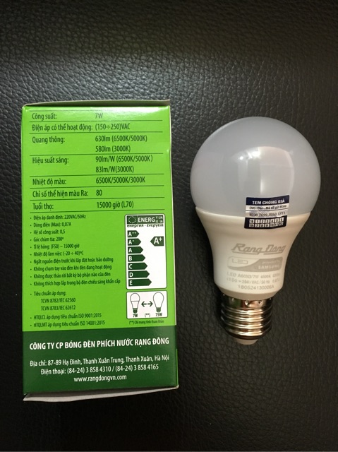 Bóng đèn led tròn 7W Rạng Đông | BigBuy360 - bigbuy360.vn