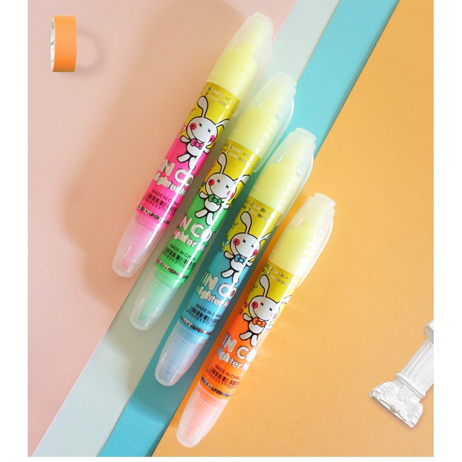 Bút nhiều màu học sinh dễ thương bút đánh dấu hai đầu ngọt ngào Lyanwn-B26