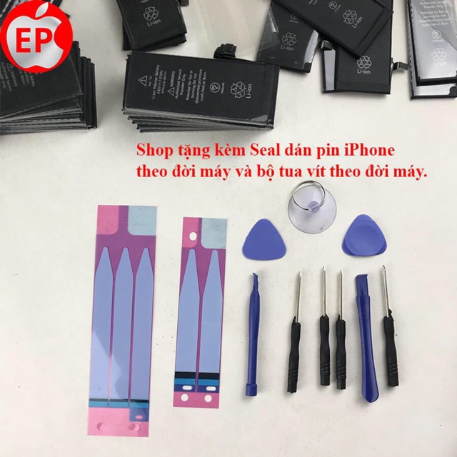 Pin iPhone 5/ 5S/ 6/ 6S/ 6 Plus/ 6S Plus/ 7/ 7 Plus/ 8/ 8 Plus Foxcom 9.5/10 so với zin chính hãng Apple