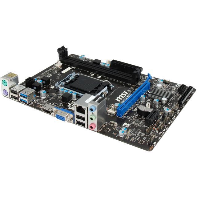 Mainboard MSI H81 Cũ + Chắn lưng Main