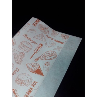 500 tờ Giấy gói hamberger, thực phẩm chiên loại CHỐNG THẤM DẦU(27×36)
