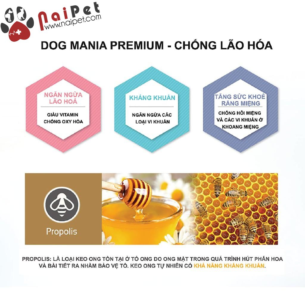 Thức Ăn Hạt Cho Chó Mọi Lứa Tuổi Dog Mania Premium 5kg