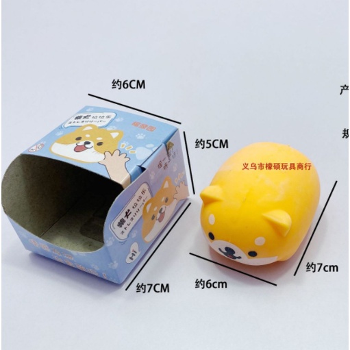 Mô hình chó shiba xả stress siêu co giãn,  siêu đàn hồi dễ thương cute giúp giảm căng thẳng -  Ráp