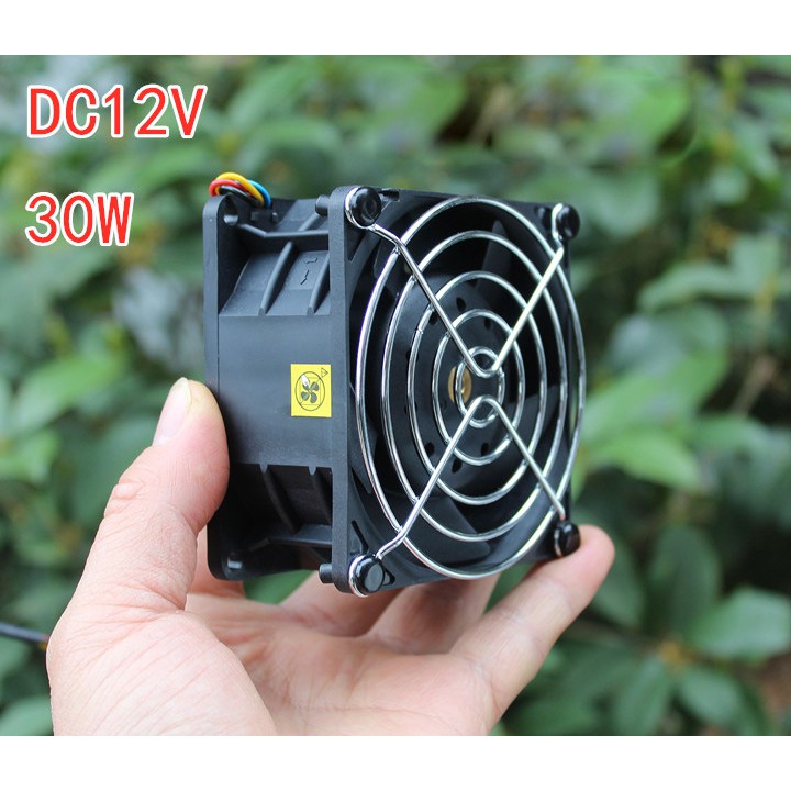 Quạt Brushless 12V 30W 8x8CM Siêu Khỏe Quạt Sever❤️Quạt 12V 17W 9x9CM