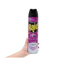 Xịt côn trùng ,xịt muỗi RAID 600ml