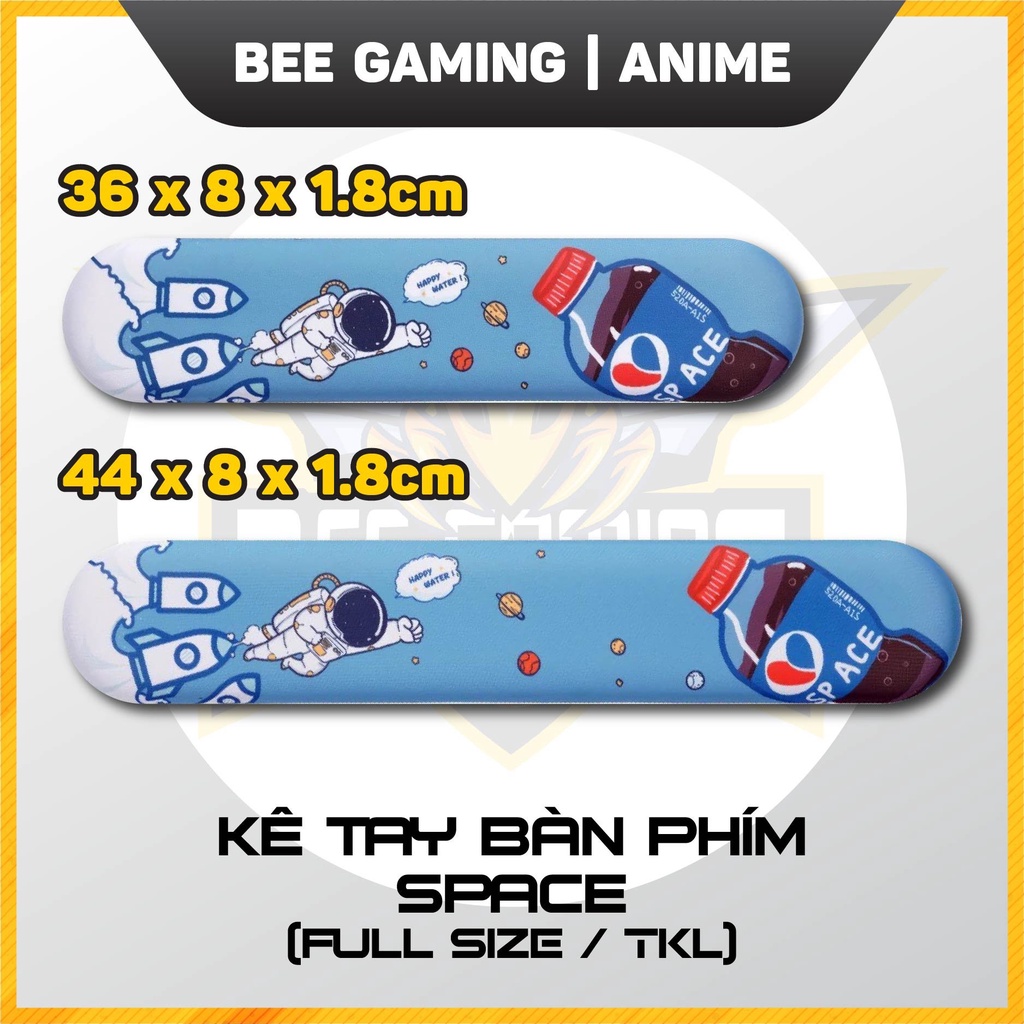Kê tay bàn phím cực êm cực dày - Chất liệu cao cấp vải lụa sữa đàn hồi