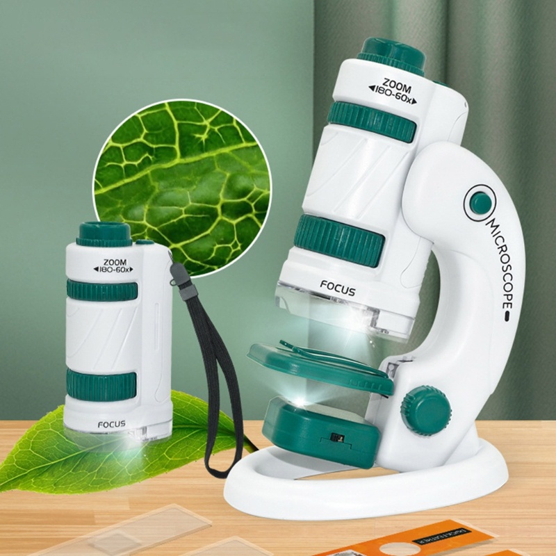 Kính Hiển Vi Đồ Chơi Cho Bé 60X-180X