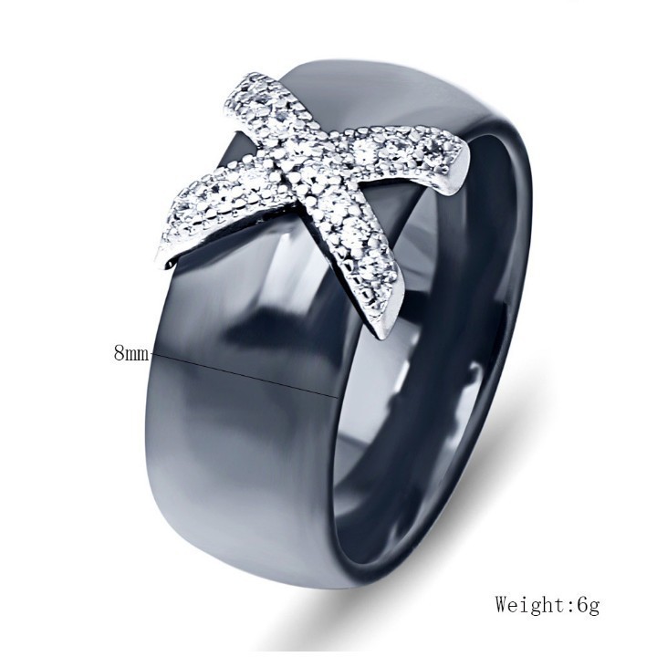 Nhẫn Ceramic Nam Nữ Ko Phai Ko Trầy TT 1972