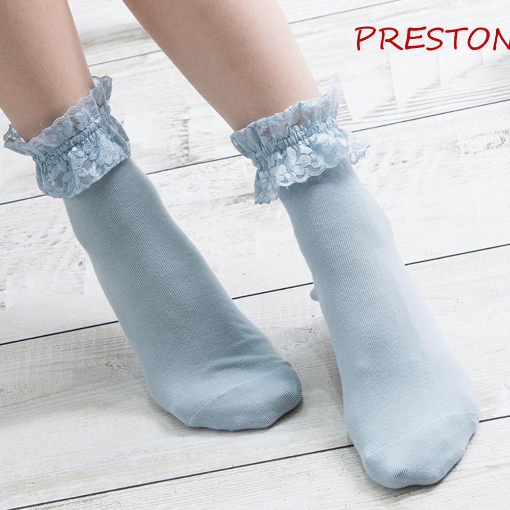 Vớ Ngắn Phối Ren Hoa Phong Cách Vintage