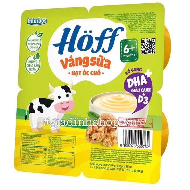 Váng sữa Hoff vị óc chó