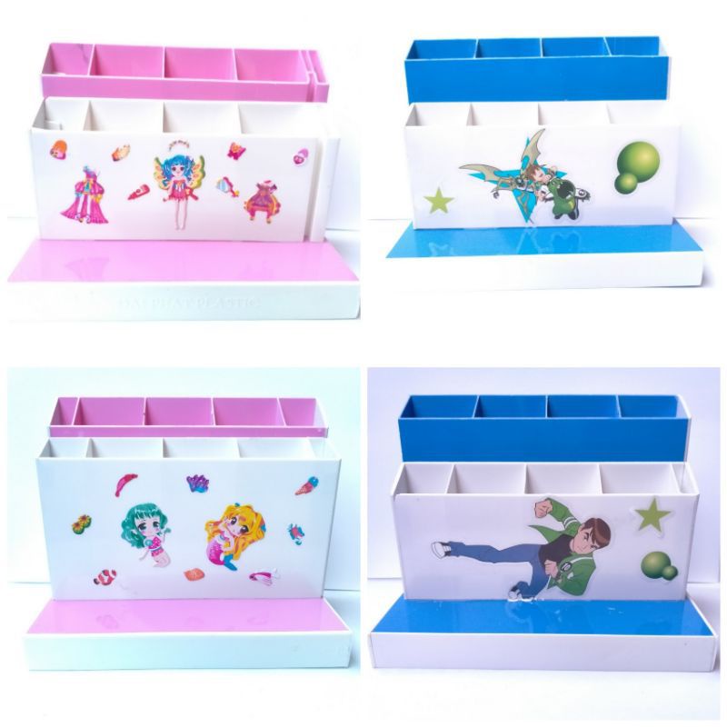 HỘP BÚT 2 TẦNG NHỰA CAO CẤP CHO BÉ YÊU