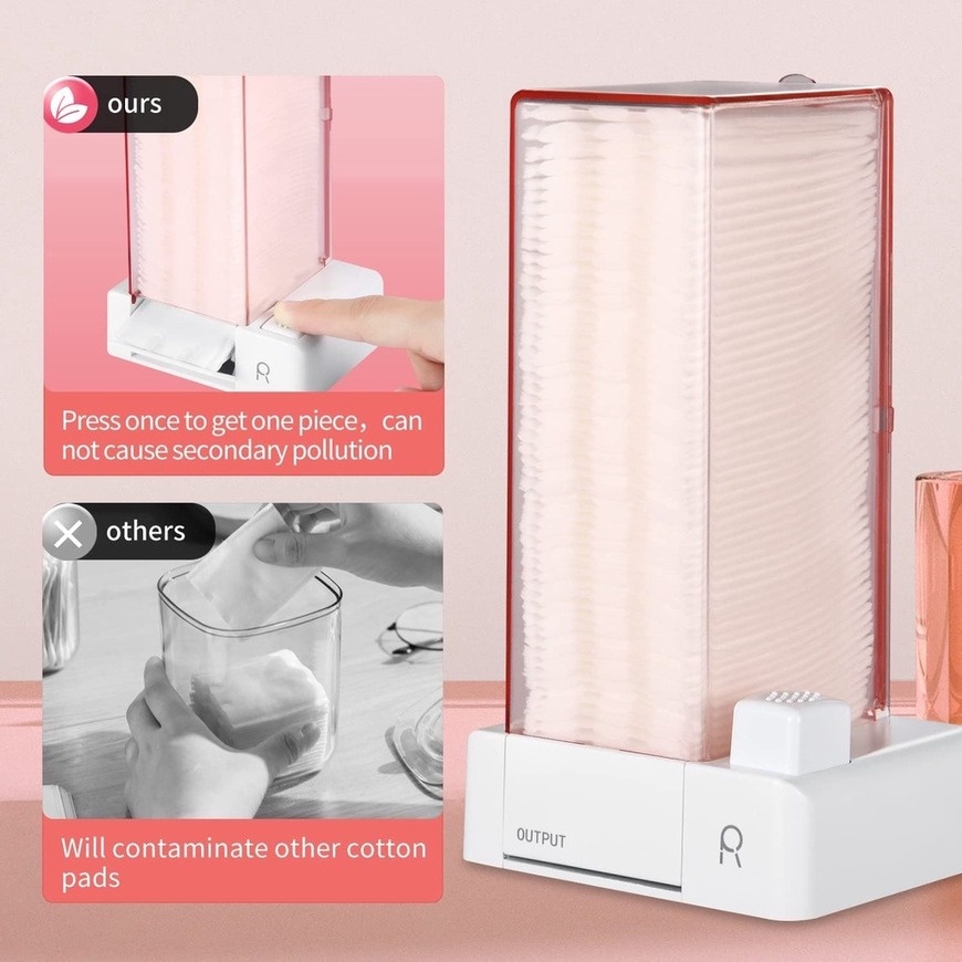 Hộp Đựng Bông Cotton Tự Động Chống Thấm Nước