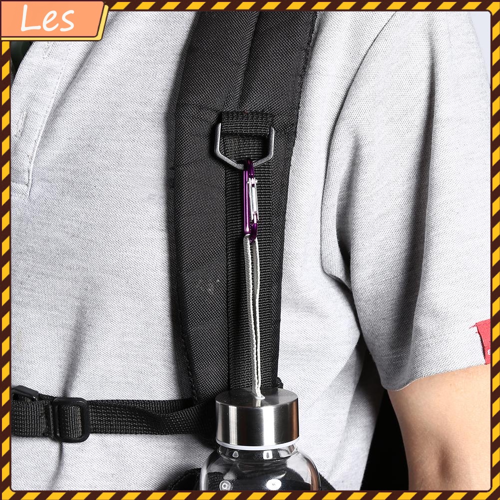 Bộ 10 móc khóa carabiner dùng khi leo núi