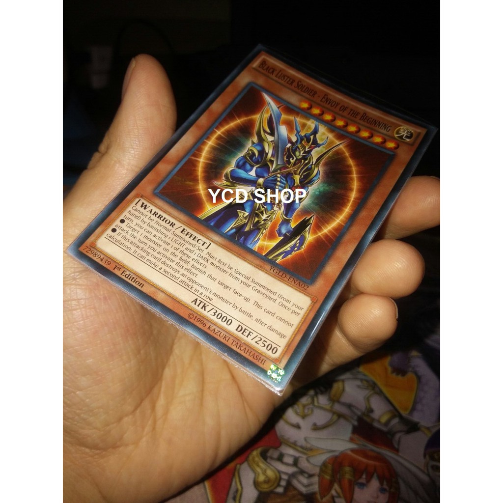 Thẻ bài Yugioh chính hãng Black Luster Soldier - Envoy of the Beginning- Common