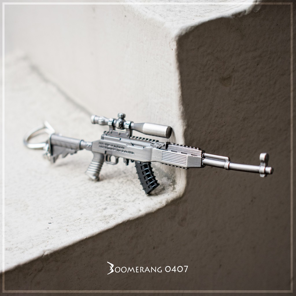 Móc chìa khóa Súng SKS PUBG - Đồ vật mô phỏng trong Game