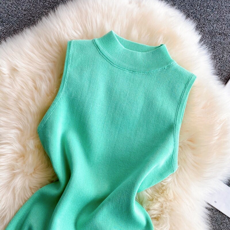 Bodysuit nữ ba lỗ cổ cao 3 phân BB11 | BigBuy360 - bigbuy360.vn