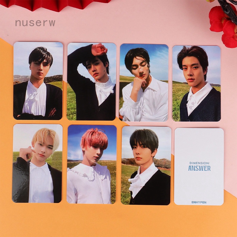 Bộ 7 Thẻ Ảnh Lomo In Hình Nhóm Nhạc Kpop Enhypen