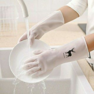Đôi găng tay cao su nhà bếp siêu dai con hươu