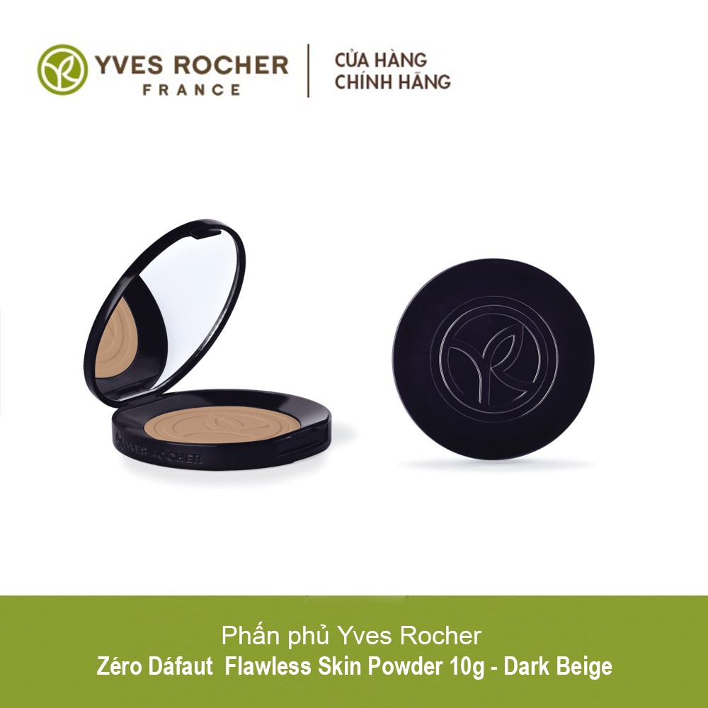 Phấn phủ Yves Rocher Zéro Dáfaut Flawless Skin Powder 10g - Beige Fonce