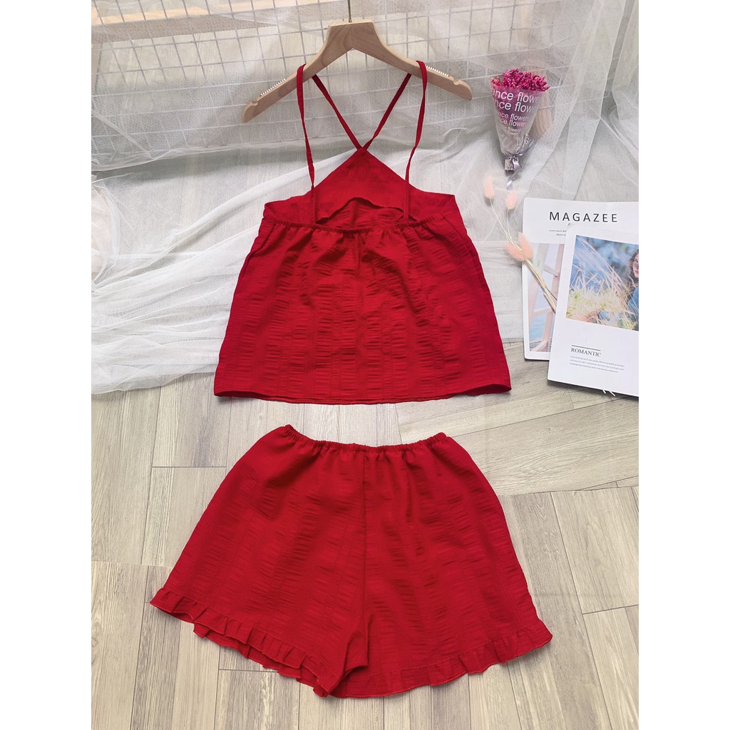 Set bộ Yếm màu ngọt ngào- Chất vải xốp mềm QC - MYMOTA_xưởng chuyên sỉ M17 | BigBuy360 - bigbuy360.vn