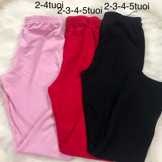 Quần legging dài xuất dư cho bé