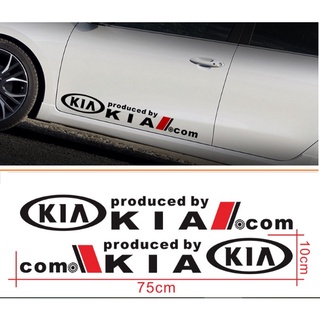 Bộ 2 tem dán cửa xe ô tô Kia