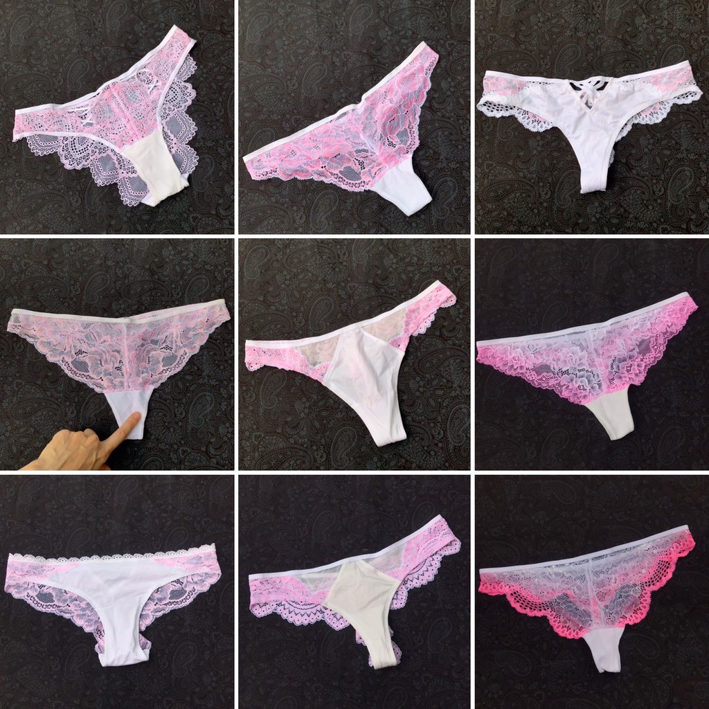Quần lót sexy pink - xanh - tím - trắng size S la senza