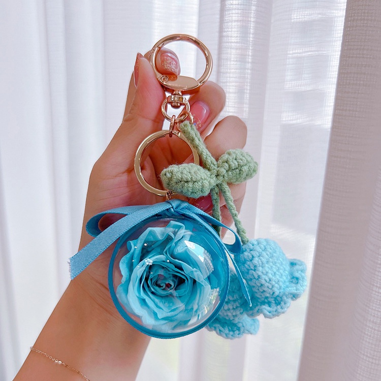 Móc Khóa Hoa Lily 2 Lily of The Valley Immortal Sáng Tạo Làm Quà Tặng