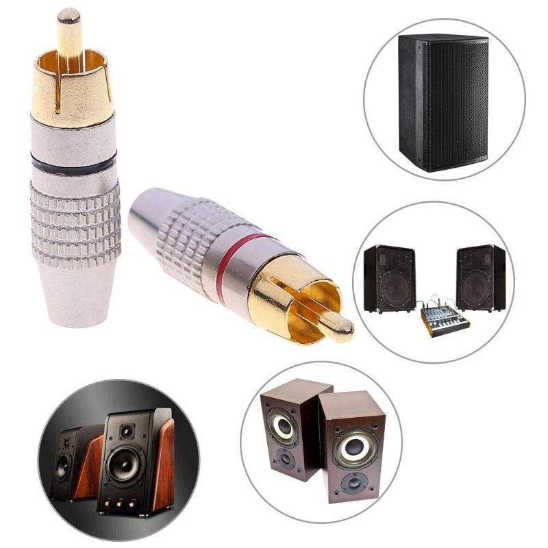 Đầu hàn Jack AV / RCA / Hoa sen - Đầu hàn dây loa