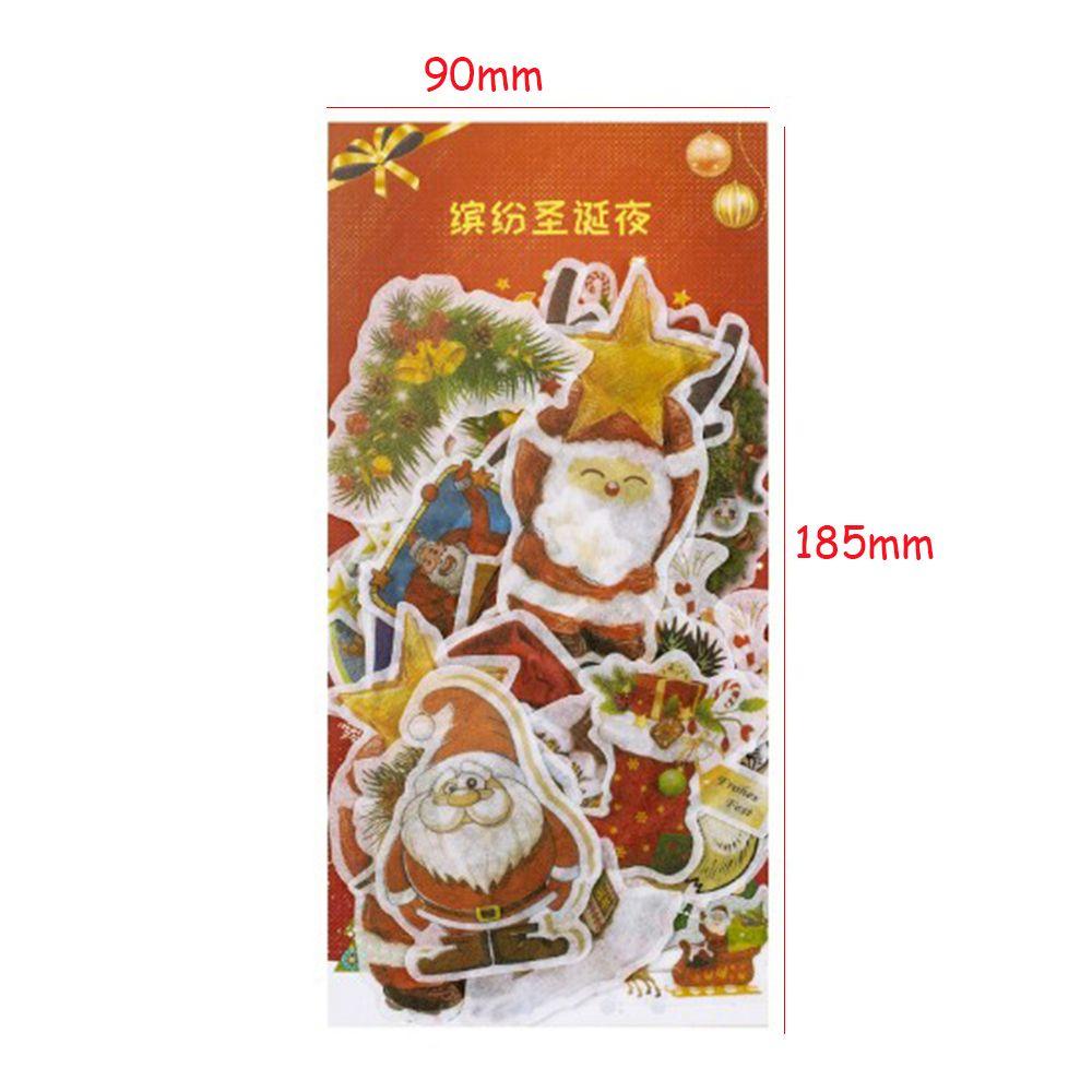 PISTA Bộ 60 Sticker Dán Trang Trí Giáng Sinh