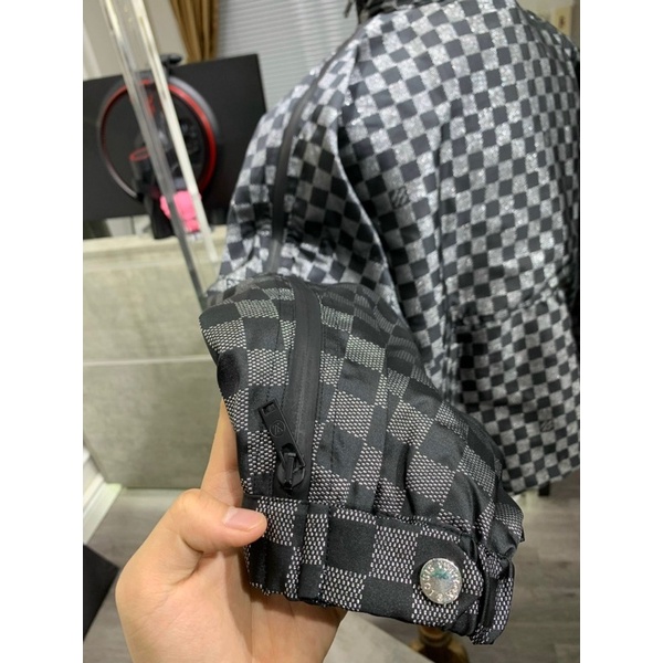 Áo khoác LV hoạ tiết 3 lớp cao cấp