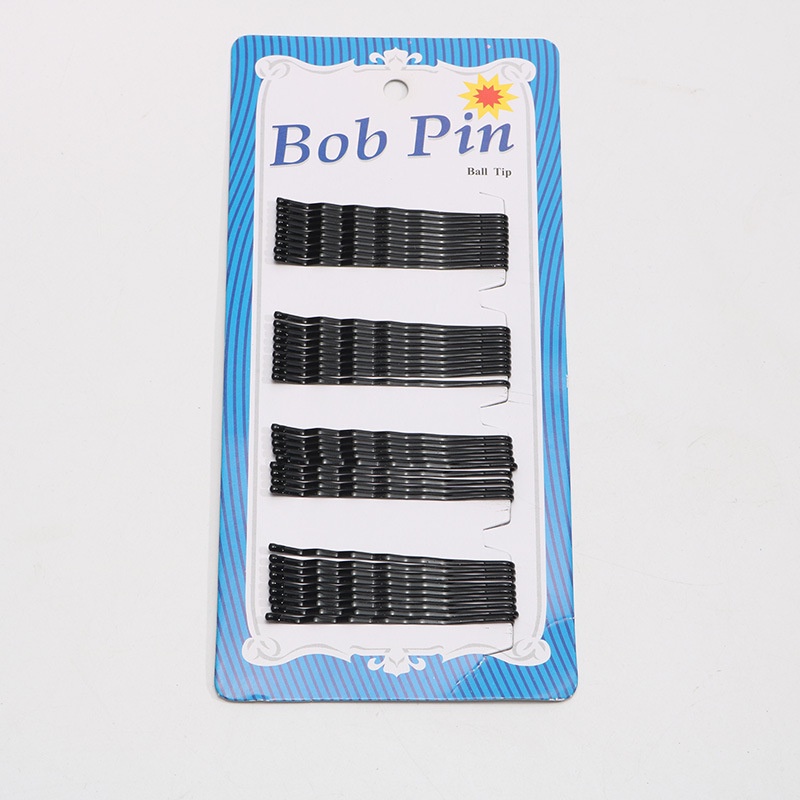 Set 36 kẹp ghim tóc màu đen kẹp ghim thời trang thoải mái sử dụng khi quên bunakids PK19