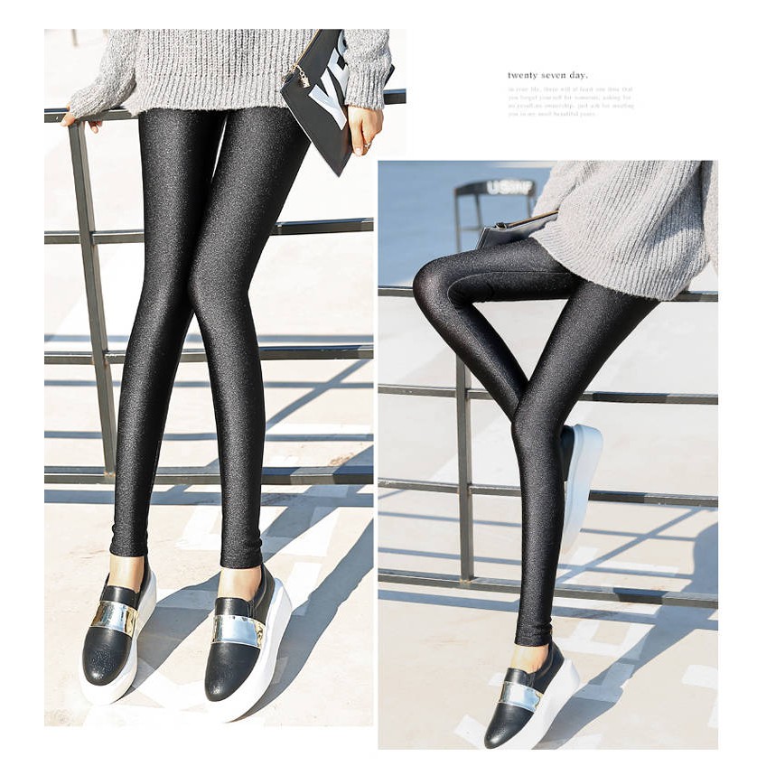 Quần legging co giãn ôm dáng thiết kế đơn giản dùng tập yoga size S-6xl plus