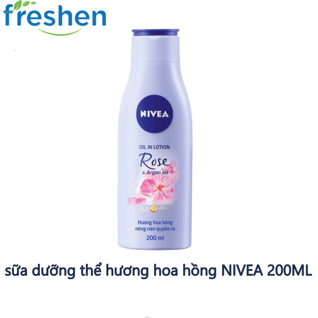Sữa dưỡng thể hương hoa hồng NIVEA