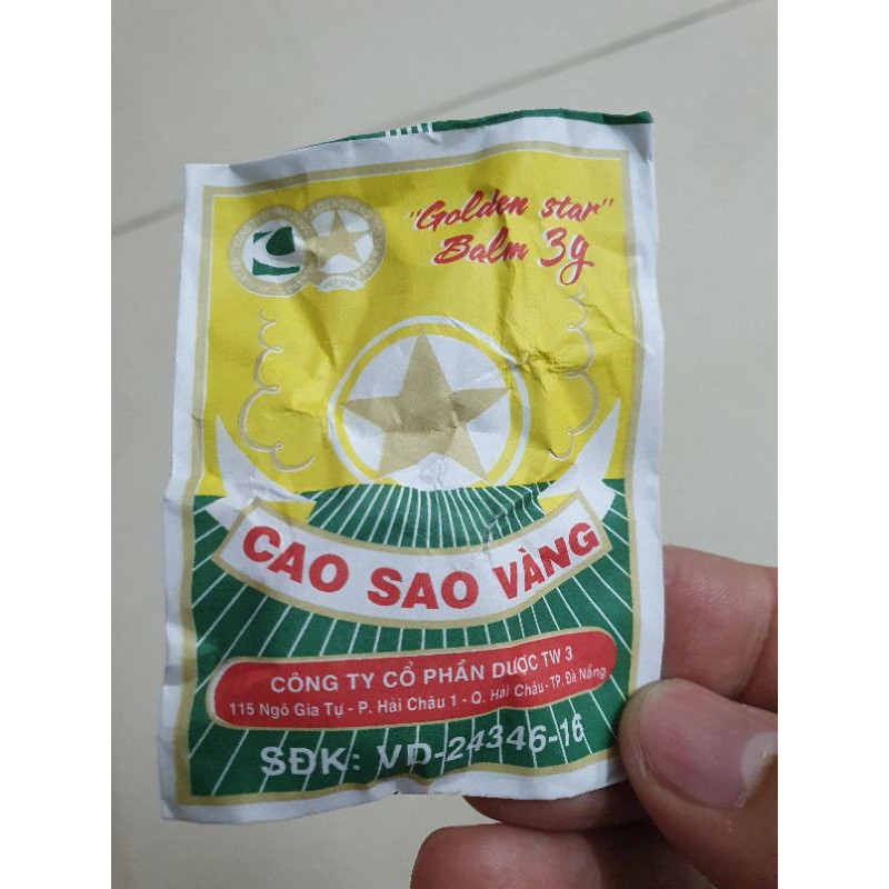 CAO SAO VÀNG THẦN THÁNH - GOLDEN STAR BALM 3G